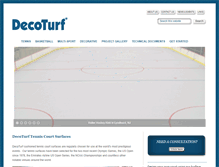 Tablet Screenshot of decoturf.com